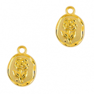 Ciondoli di metallo DQ rosa oro (privo di nichel)