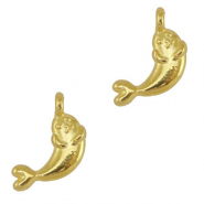 Ciondoli di metallo DQ foche oro (privo di nichel)