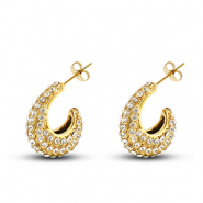 Pendientes Acero Inox oro