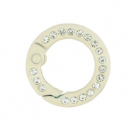 Componenti colorati anello brisé portachiavi biancastro