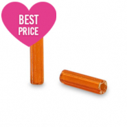 Perline di vetro rocailles bugles speciali arancia