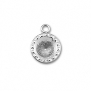 BY31® Ciondoli in acciaio inossidabile con castone per SS29 chaton argento