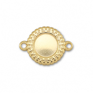 BY31® Distanziatore in acciaio inossidabile con castone per SS20 fondo piatto oro