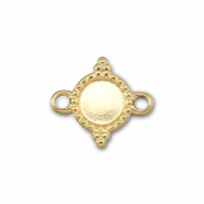 BY31® Distanziatore in acciaio inossidabile con castone per SS20 fondo piatto oro