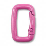 Componenti colorati brisé portachiavi rettangolo rosa magenta