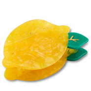 Accessori fermaglio per capelli limone gialllo-verde-oro