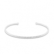 Bracciali in acciaio inossidabile bangle argento