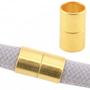 Chiusura magnetica di metallo DQ Ø10mm oro