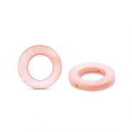 Perline di conchiglia 15mm tonda rosa