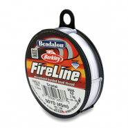 Beadalon filo infilaperle Fireline 0.15mm bianco