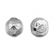 Perline in acciaio inossidabile tonda argento