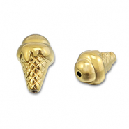 Perline in acciaio inossidabile gelato oro