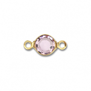 Componenti in acciaio inossidabile tonda oro-rosa chiaro