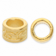 Perline di metallo DQ tubo oro (privo di nichel)