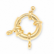 Componenti di metallo DQ Eco-brass&reg; chiusura anello a molla oro (privo di nichel)