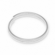 Componenti di metallo DQ anellino bris&egrave; argento antico (privo di nichel)