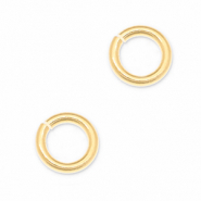 Componenti di metallo DQ anellino apribile oro (privo di nichel)