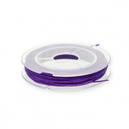 Filo infilaperle elastico 0.8mm viola