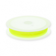 Filo infilaperle elastico 0.5mm giallo neon