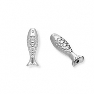 Perline in acciaio inossidabile pesce argento