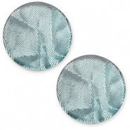 Cabochon Polaris Elements 20 mm piatto Las Vegas verde petrolio