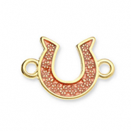 Ciondoli di metallo DQ distanziatore ferro di cavallo oro-rame marrone (privo di nichel)