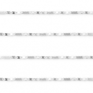 Componenti in acciaio inossidabile catena a rol&ograve; figaro argento