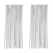 Orecchini in acciaio inossidabile argento