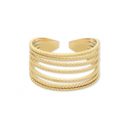 Anelli in acciaio inossidabile oro