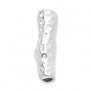 Perline in acciaio inossidabile tubo argento