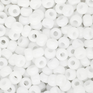 Rocailles Miyuki 6/0 Opaque White 6-402