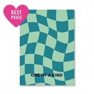 Espositori bigiotteria in cartoncino "One of a kind" turchese-blu