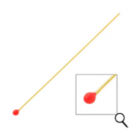 BY31® Componenti in acciaio inossidabile chiodini a testa pallina 70mm oro-rosso