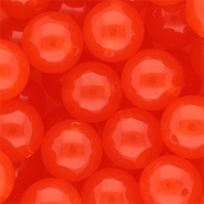 DQ&reg; Perline in acrilico 16 mm lucido rosso vermiglio