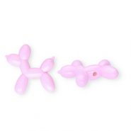 Perline in acrilico cane&nbsp;a&nbsp;palloncino lilac pastello