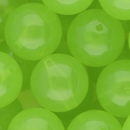 DQ&reg; Perline in acrilico 20 mm lucido verde chiaro