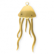 Ciondoli in acciaio inossidabile medusa oro
