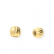 Perline in acciaio inossidabile 3mm oro