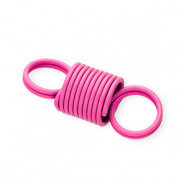 Componenti colorati connettore a molla a spirale rosa scuro