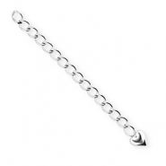 BY31&reg; Componenti in acciaio inossidabile allungatrice set cuore argento