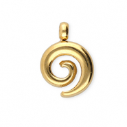 BY31&reg; Ciondoli in acciaio inossidabile spirale oro