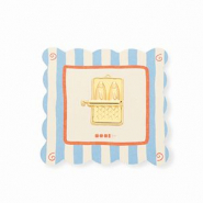 BY31® Ciondoli in ottone Eco-brass sarde in scatola oro