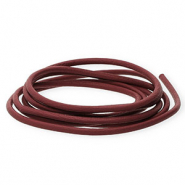 Pelle DQ 2mm tubolare marrone barile