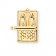 BY31® Ciondoli in ottone Eco-brass sarde in scatola oro