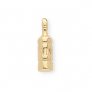 BY31® Ciondoli in ottone Eco-brass bottiglia di vino oro