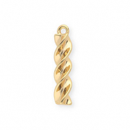 BY31® Ciondoli in ottone Eco-brass pasta fusilli oro