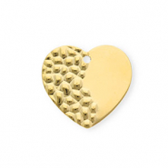 Ciondoli in acciaio inossidabile cuore oro