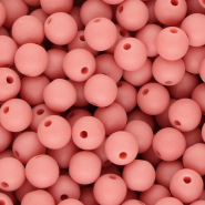 DQ Perline in acrilico 10 mm rosso corallo