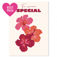 BY31&reg; Espositori bigiotteria in cartoncino "For someone special" biancastro-rosso bordeaux-rosso corallo-rosa