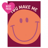 BY31&reg; Espositori bigiotteria in cartoncino "You make me" rosso porto-arancione-rosa chiaro-viola